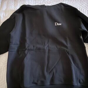 NEW Dime MTL Classic Small Logo Hoodie [M, Black]